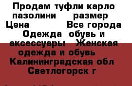 Продам туфли карло пазолини, 37 размер › Цена ­ 3 000 - Все города Одежда, обувь и аксессуары » Женская одежда и обувь   . Калининградская обл.,Светлогорск г.